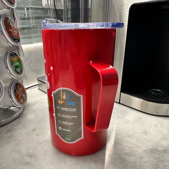 The Grinch “Feeling Grinchy” This is My Grinch Face Travel Mug - Picture 5 of 12